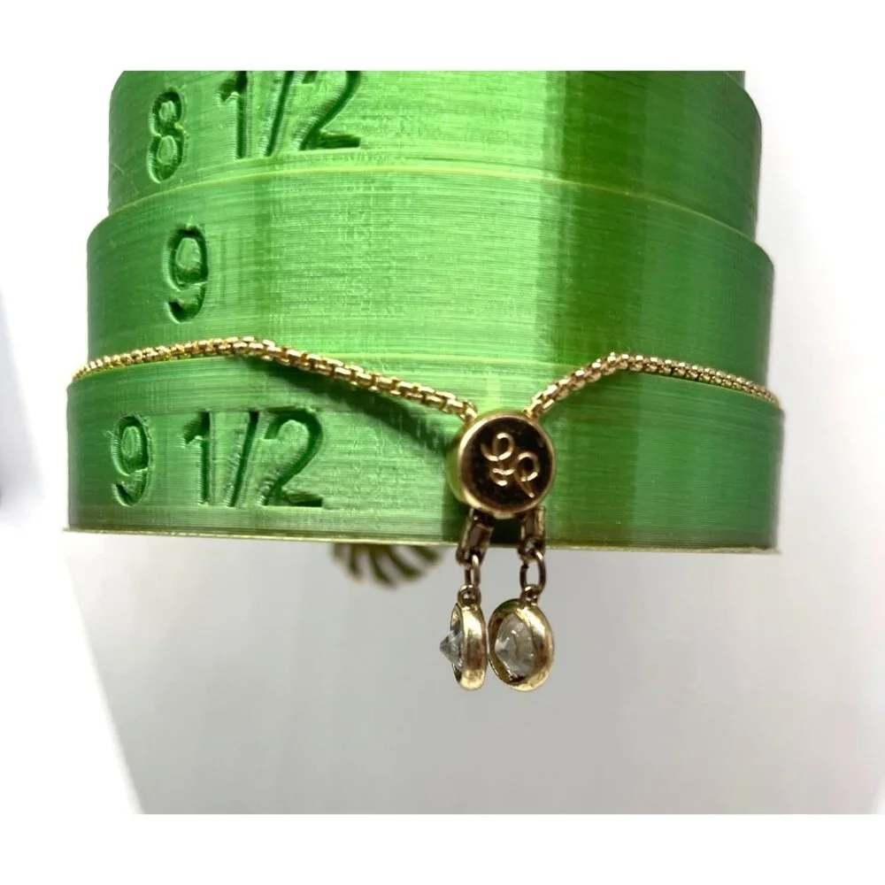 Lilly Pulitzer Gold-Tone Monstera Leaf Necklace Adjustable Bracelet Set READ - Picture 4 of 9